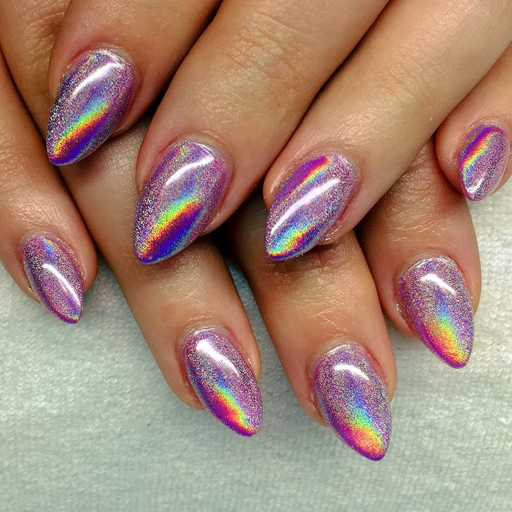 Mirror Nails Rainbow