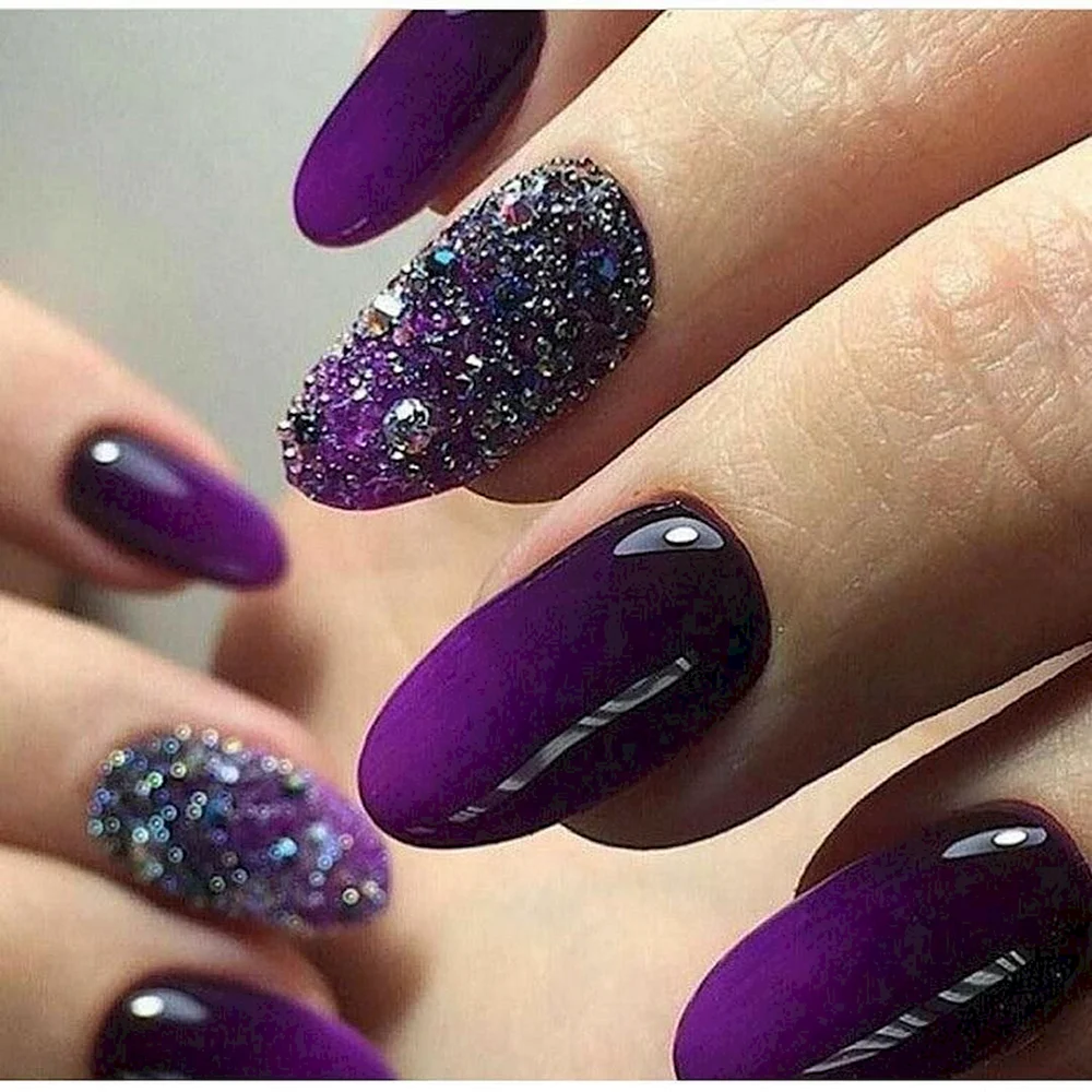 Nail Elegant Purple