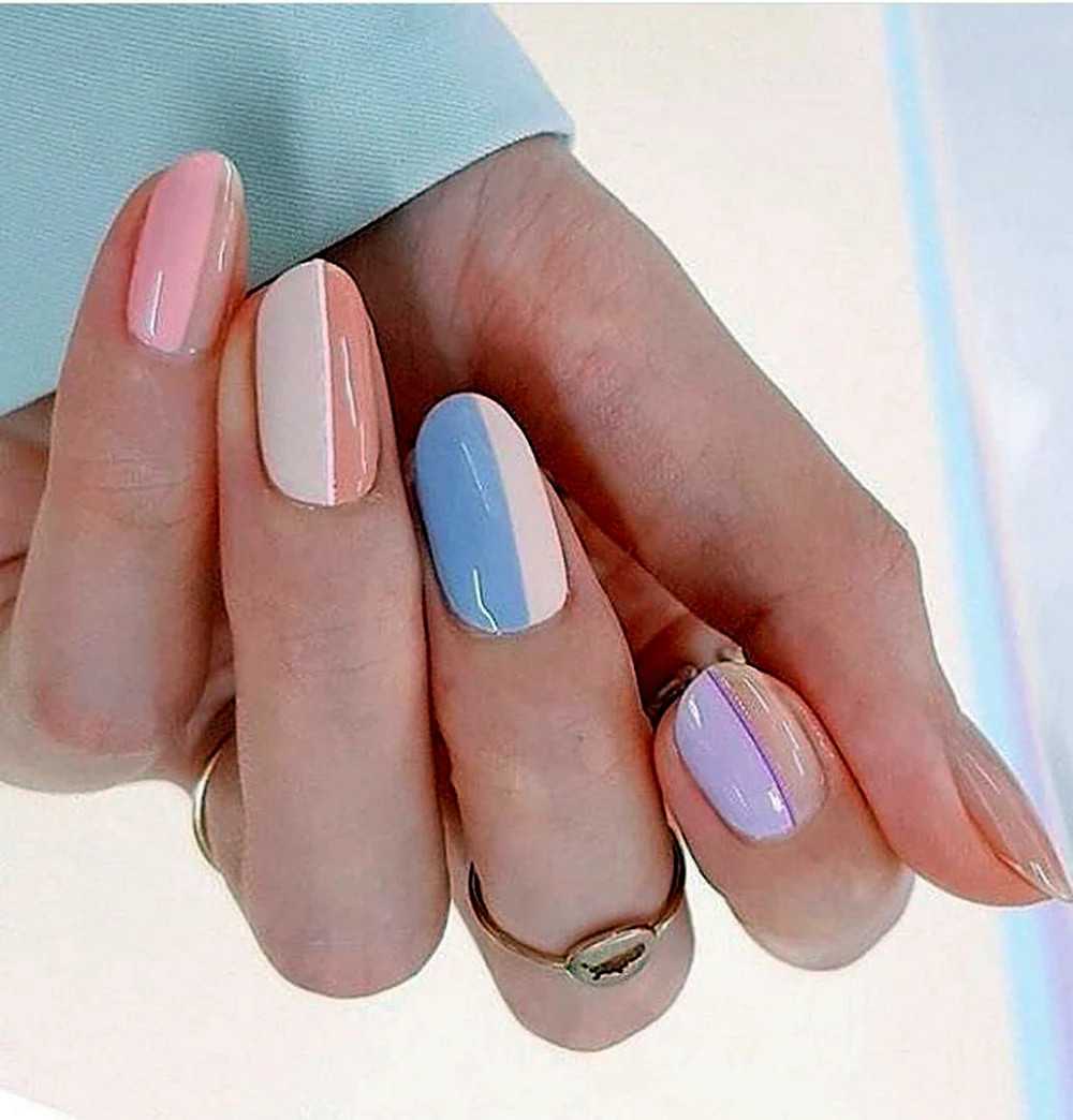 Nails Pastel Color