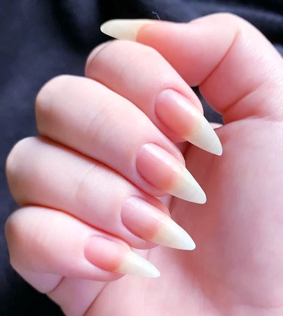 Natural long Nails Polish