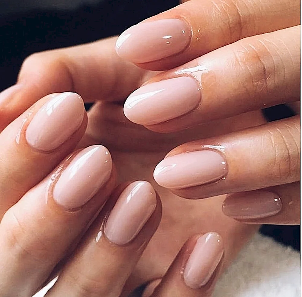 Neutral Pink Nails