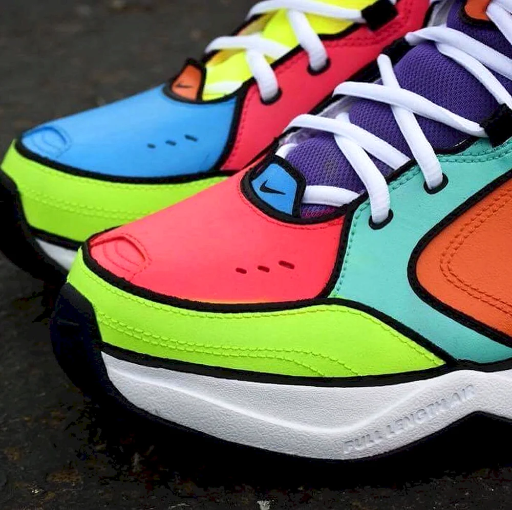 Nike Air Monarch разноцветные