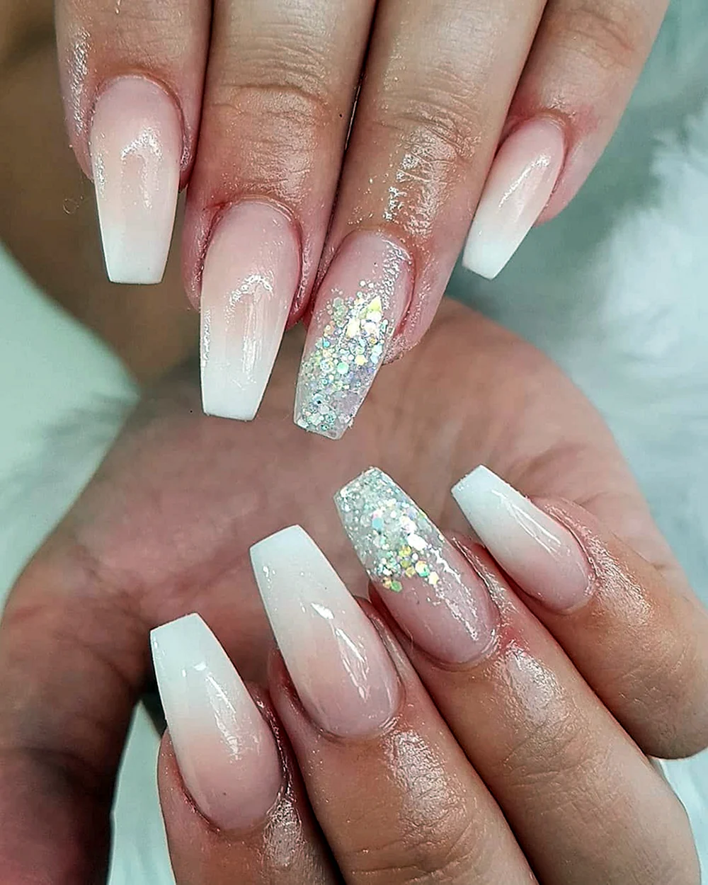 Ombre Nails French Elegant