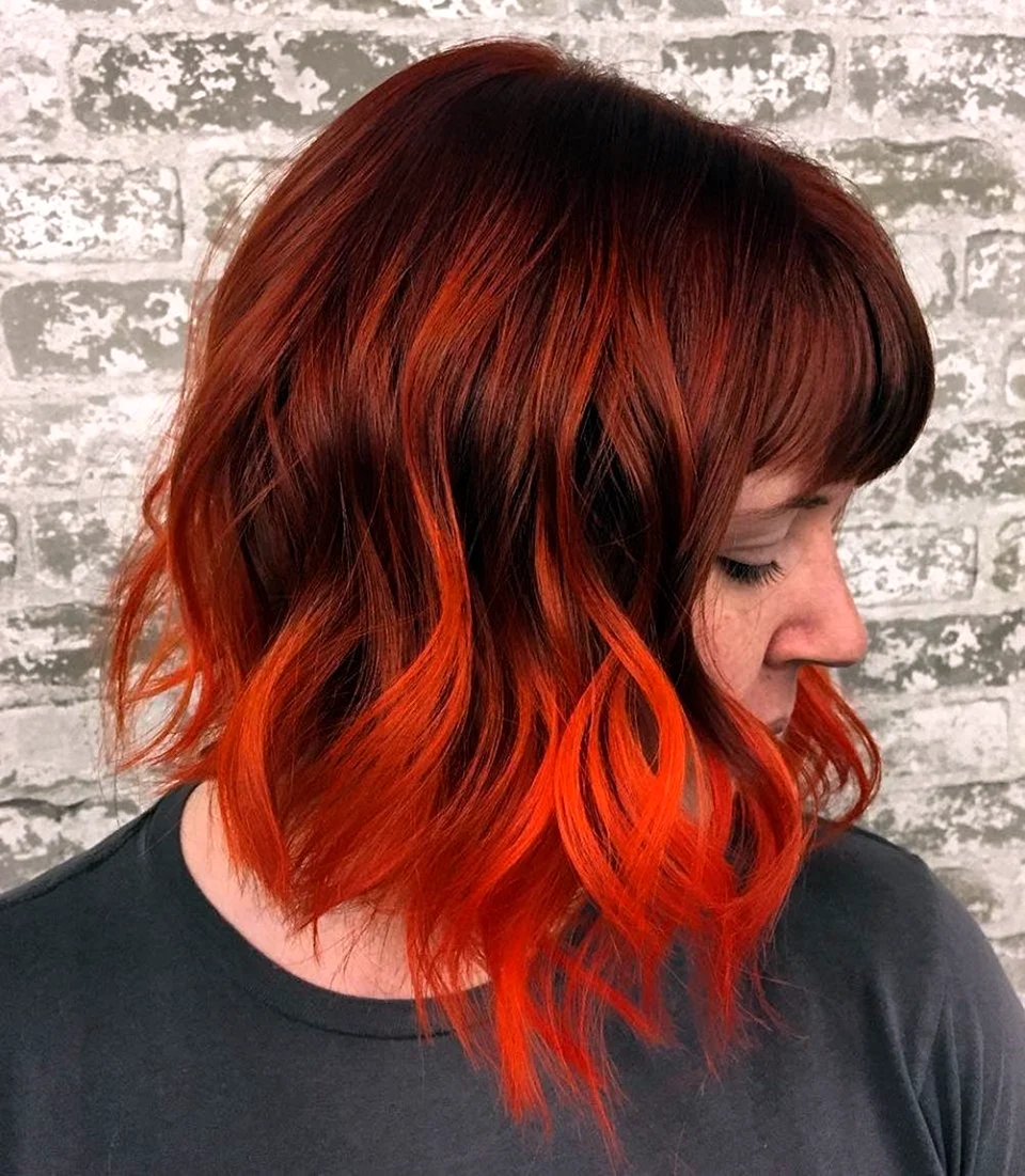 Ombre Orange hair