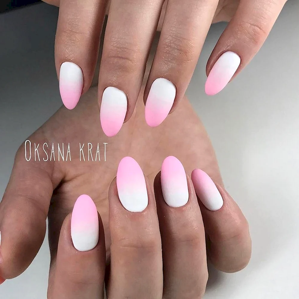 Ombre Pink Nails