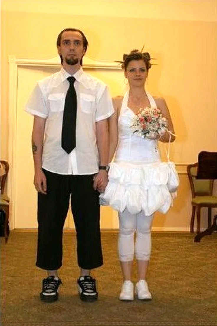 Оригинальные костюмы на свадьбу