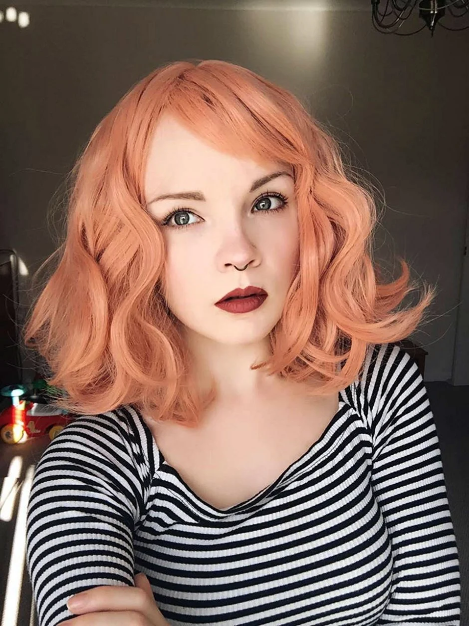 Peach hair Color
