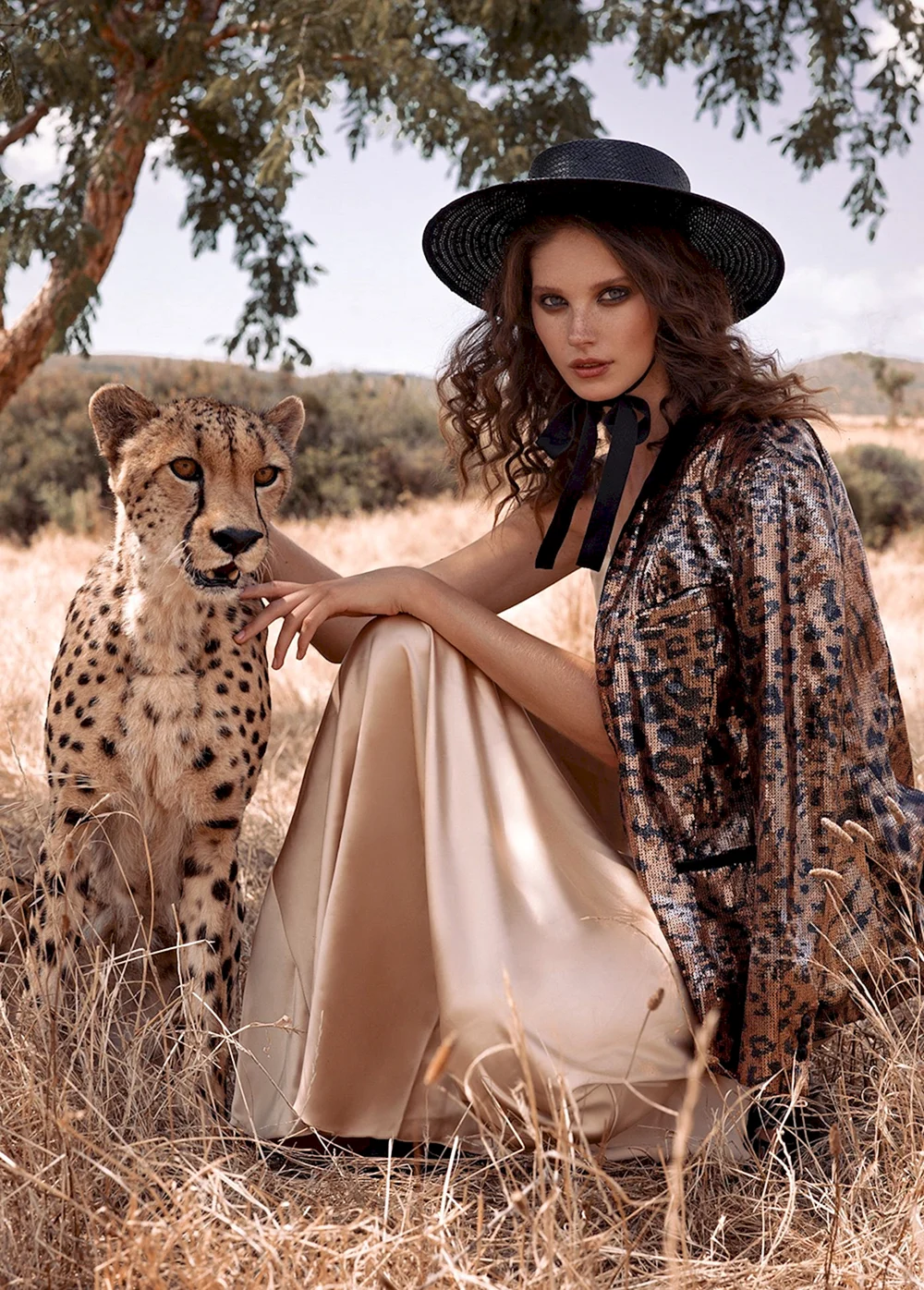 Photoshoot with Leopard