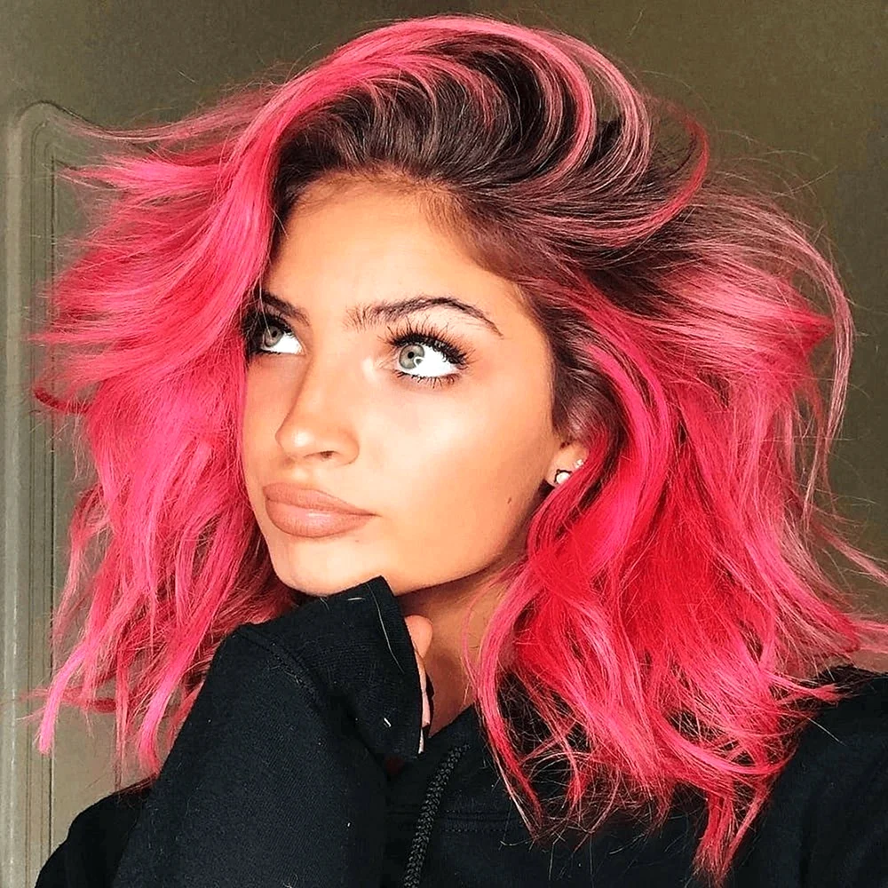 Pink Dye hair