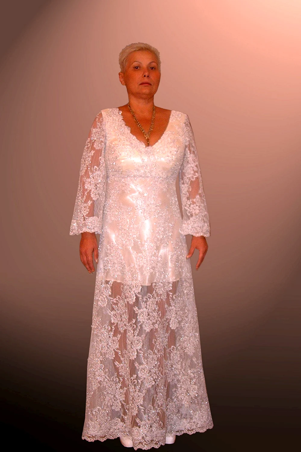 Платье для венчания для полных женщин в возрасте