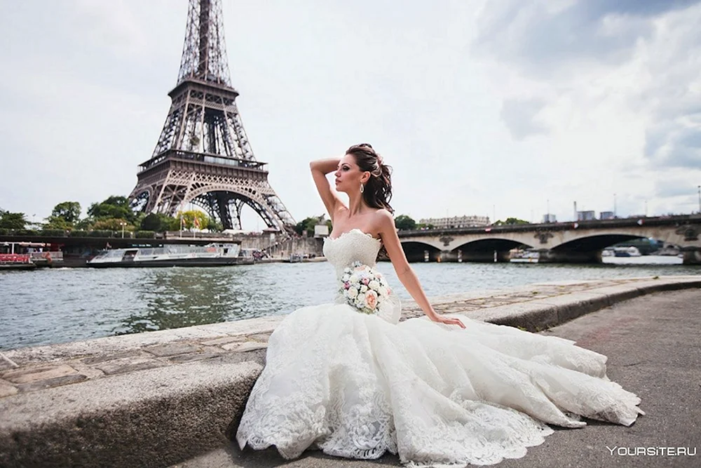 Платье невесты во Франции