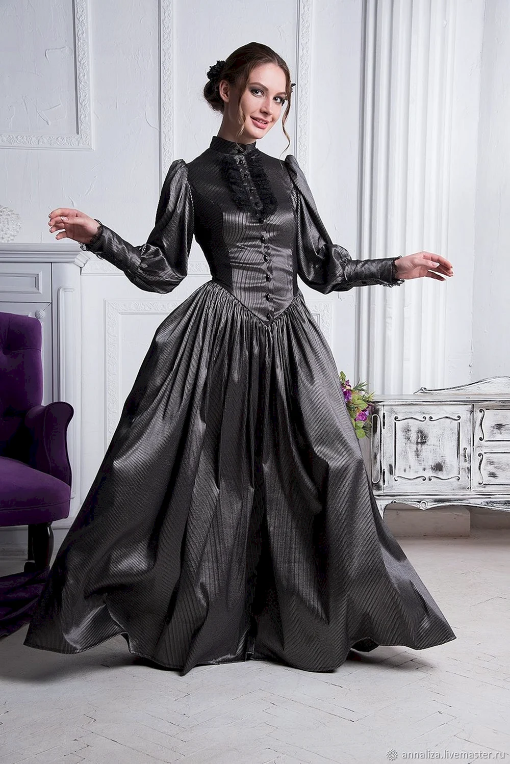 Платье в викторианском стиле
