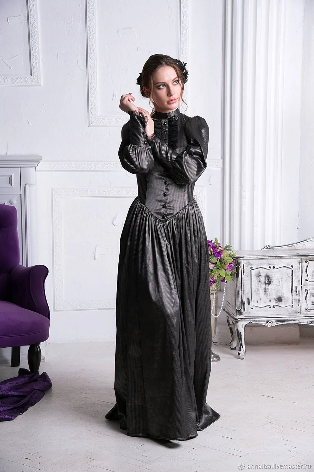 Платье в викторианском стиле