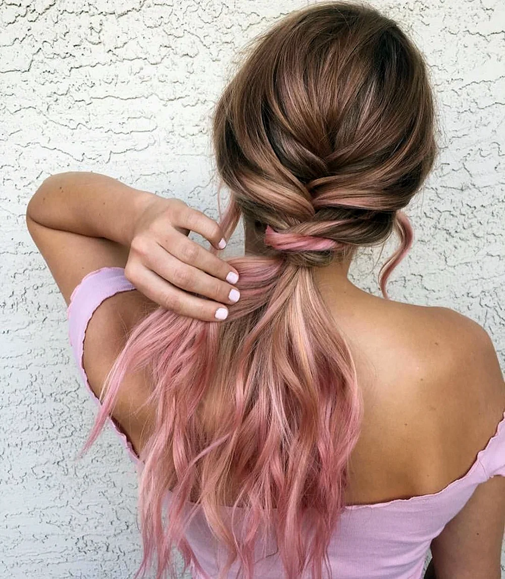 Ponytail hair Ombre