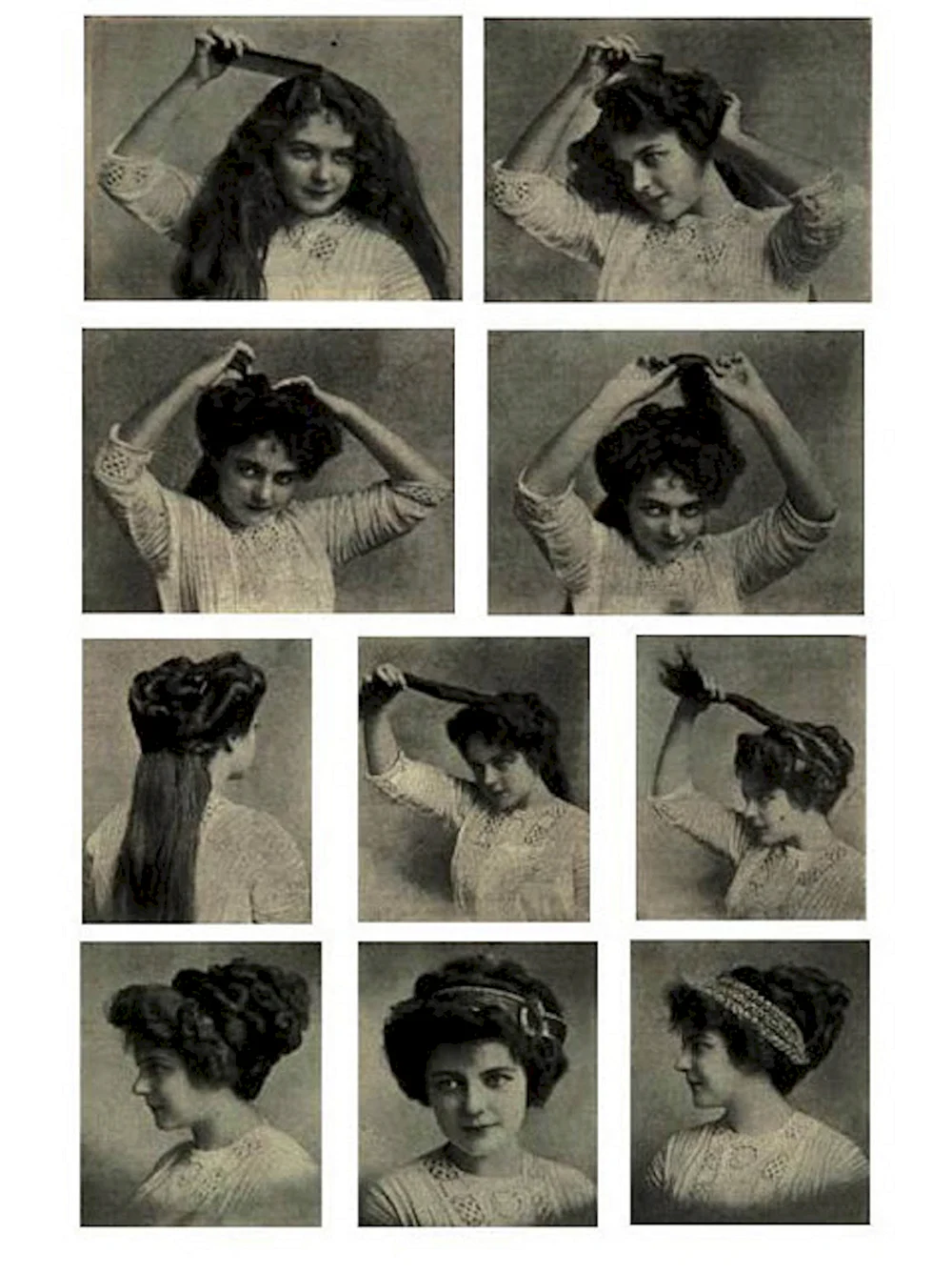 Прически 1900