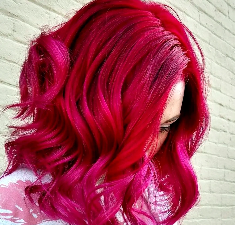 Purple Red hair