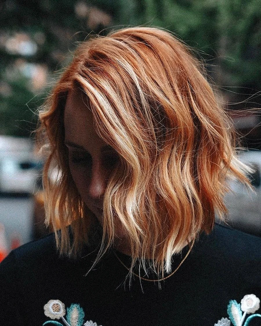 Red hair and blonde