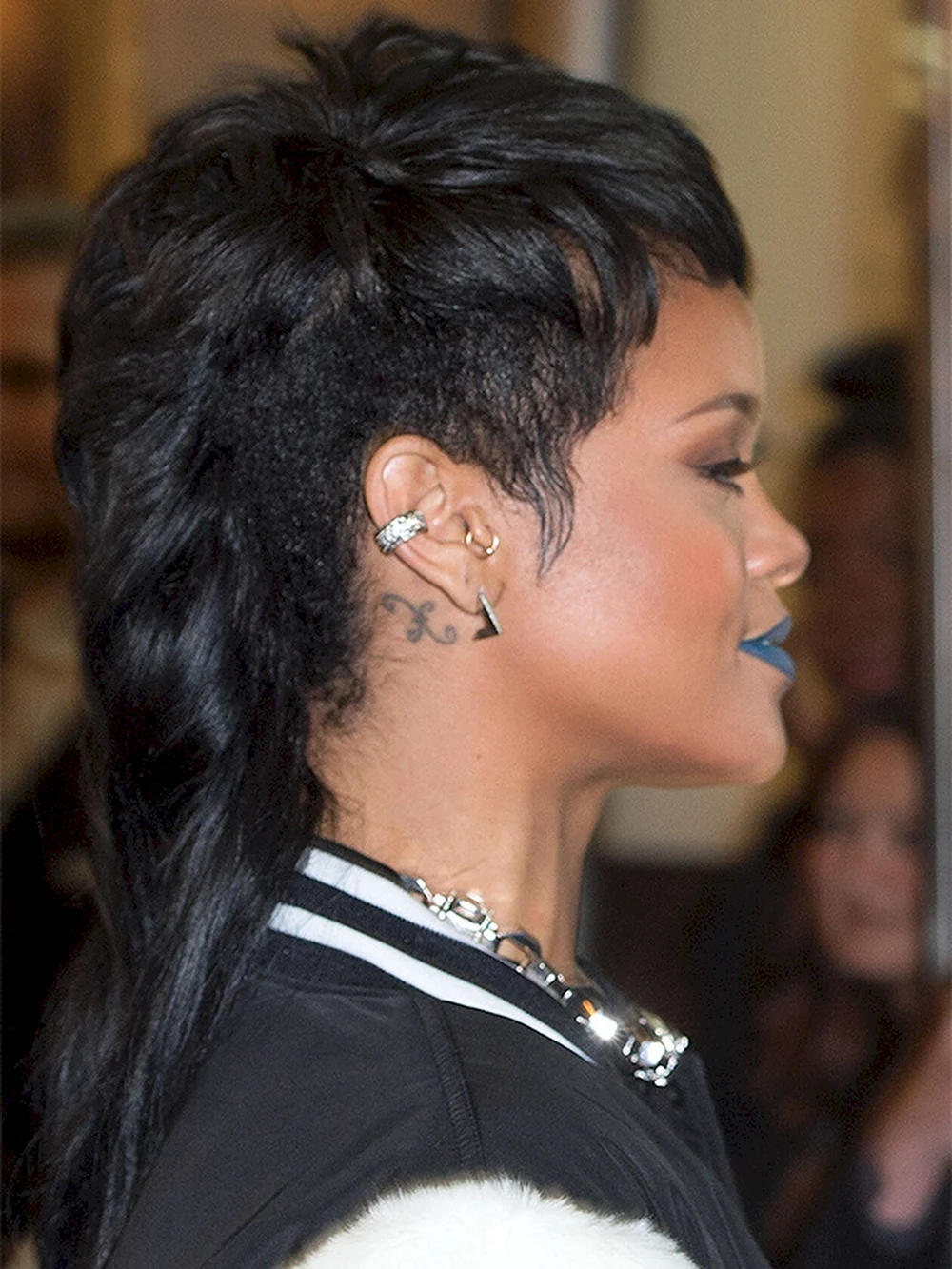 Rihanna Mullet