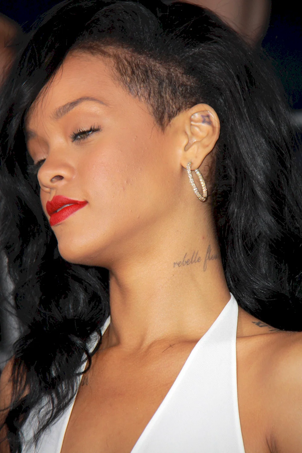 Rihanna Shaved
