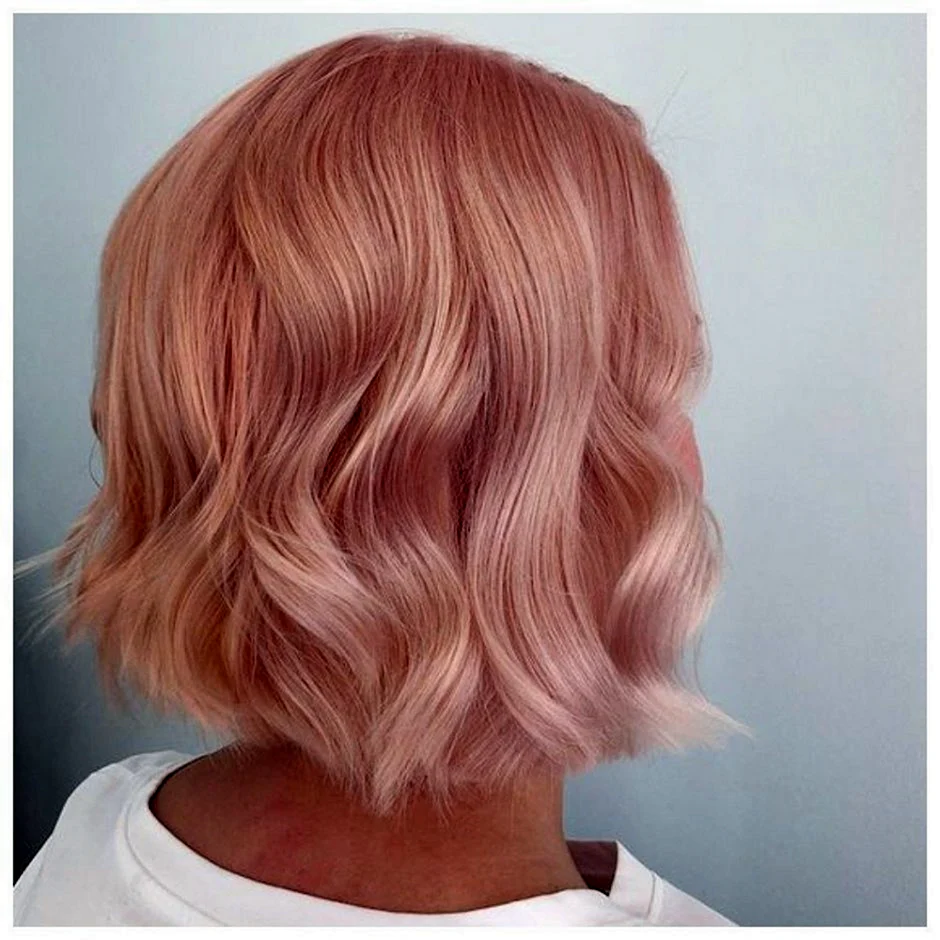 Rose Gold hair Color