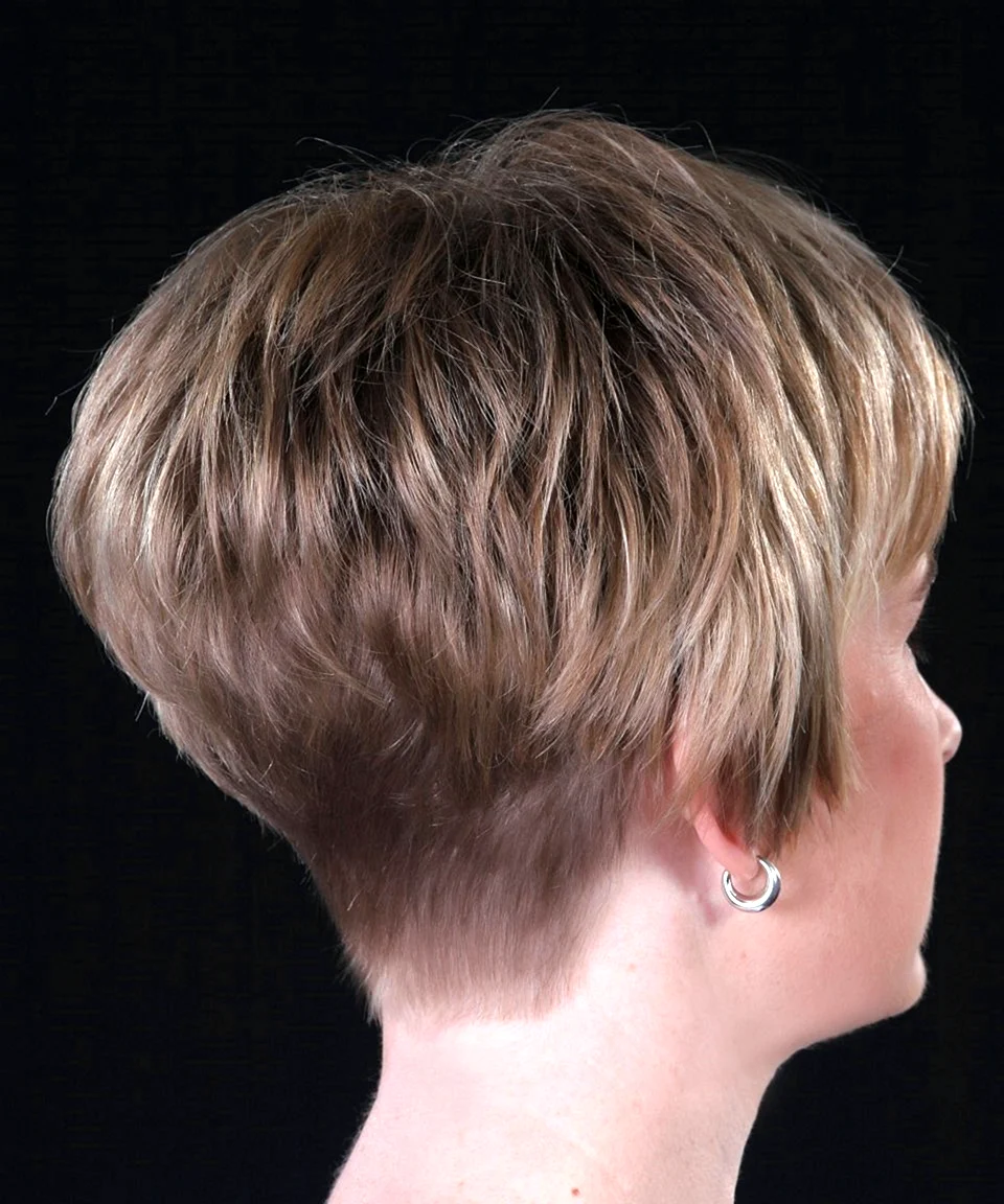 Short Stacked Wedge Haircuts