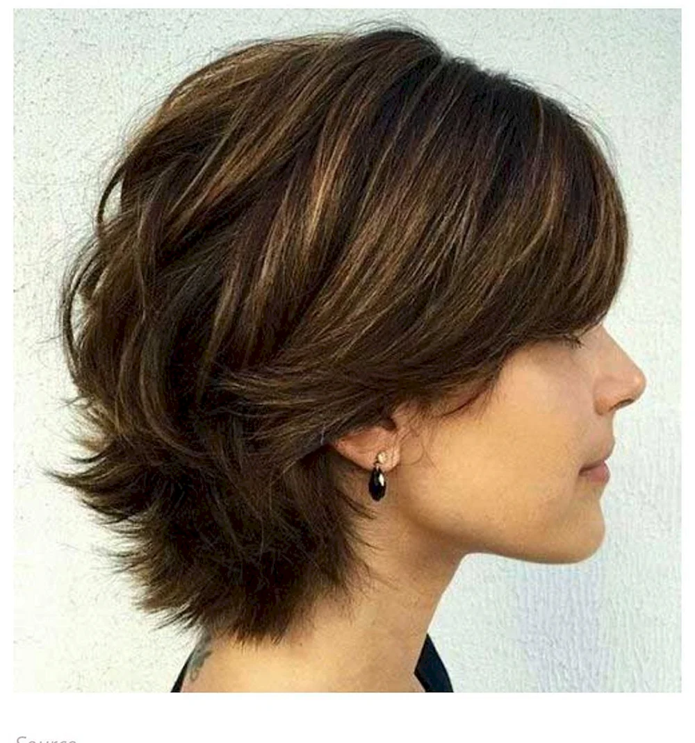 Short swoopy layered Hairstyle for women