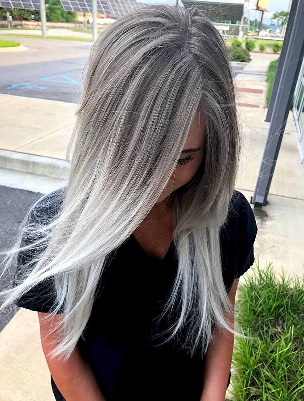 Silver hair Wig