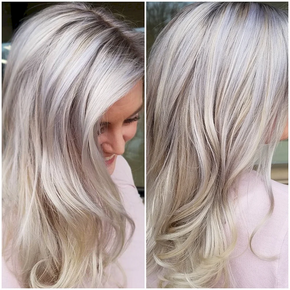 Silver Ice hair Color