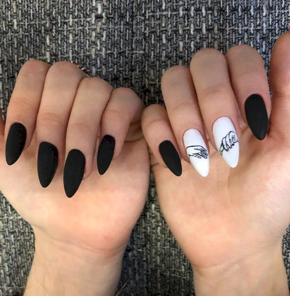 Small Black Nails