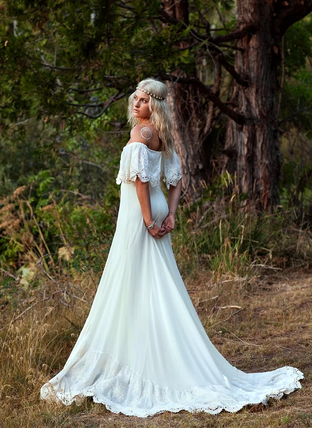 Свадебное платье хиппи