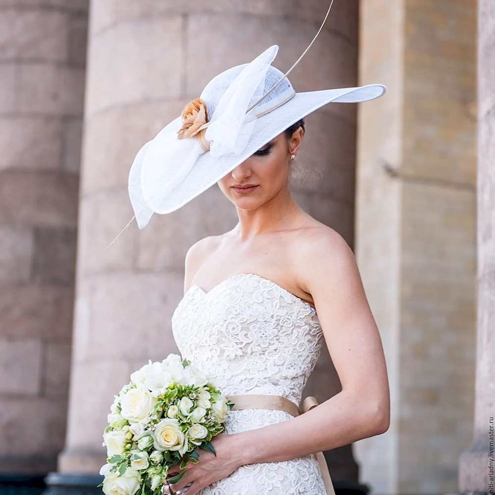 Свадебные шляпки для невесты