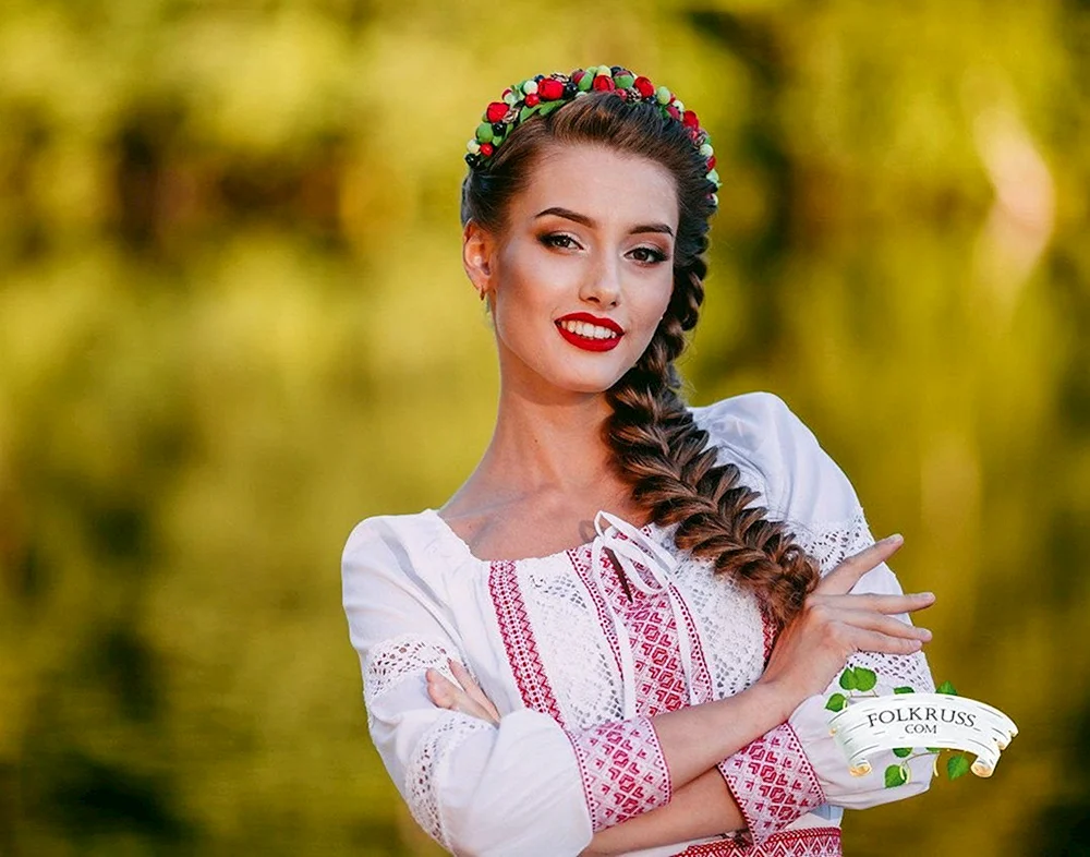 Traditional Russian woman
