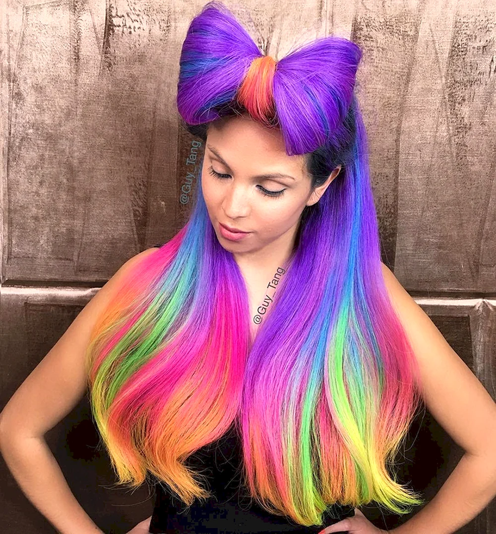 Unicorn Rainbow hair