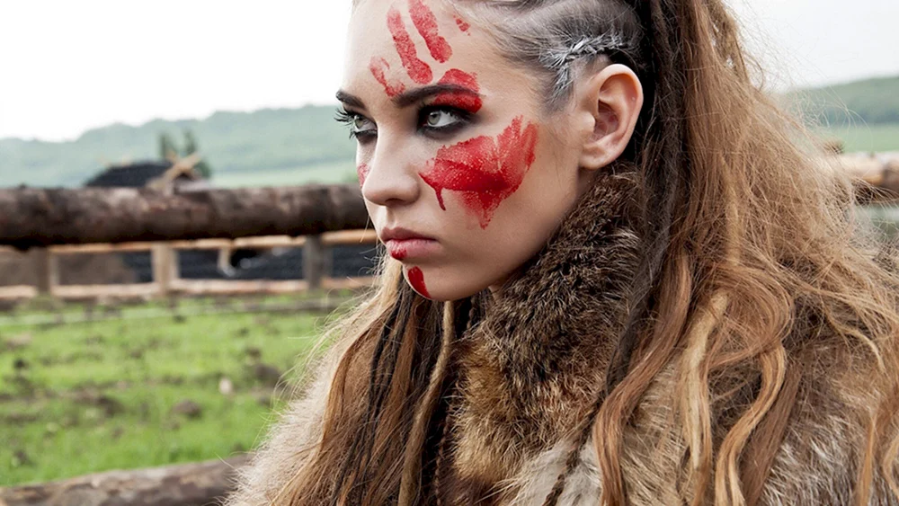 Warrior female make up