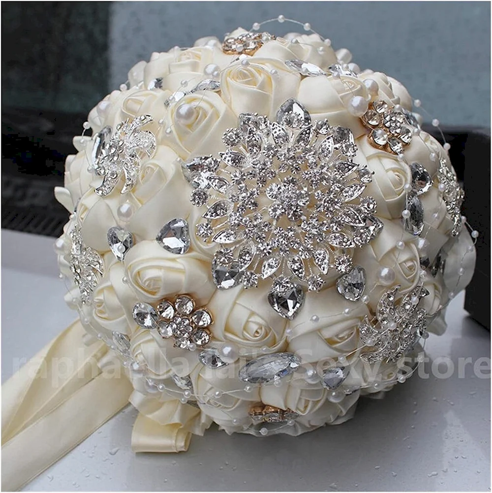 Wedding Bouquet with Crystal