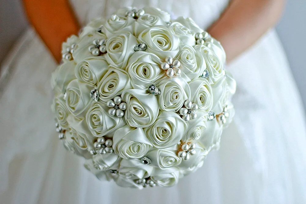 Wedding Bouquet with Crystal