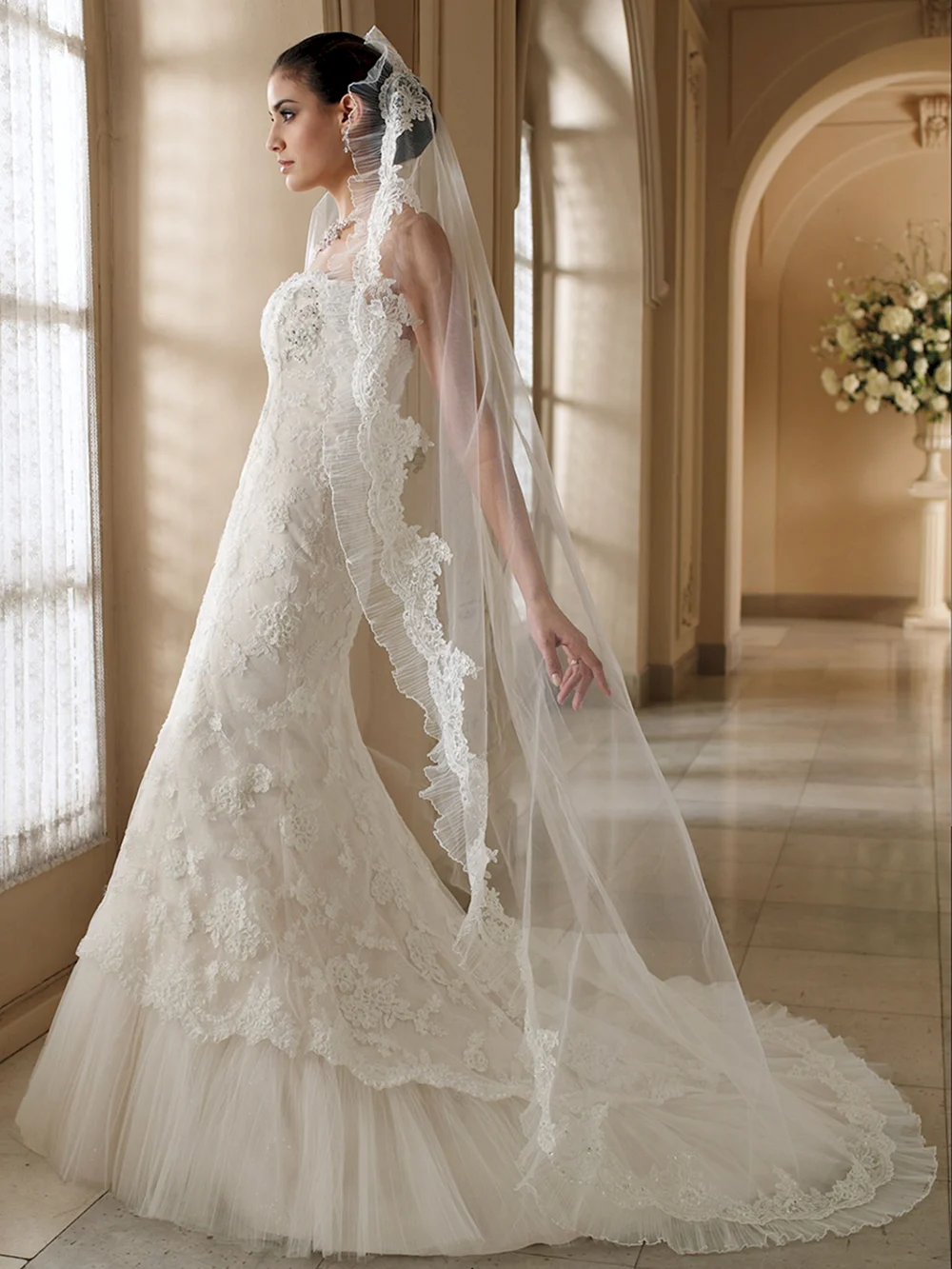 Wedding White Bridal Veil