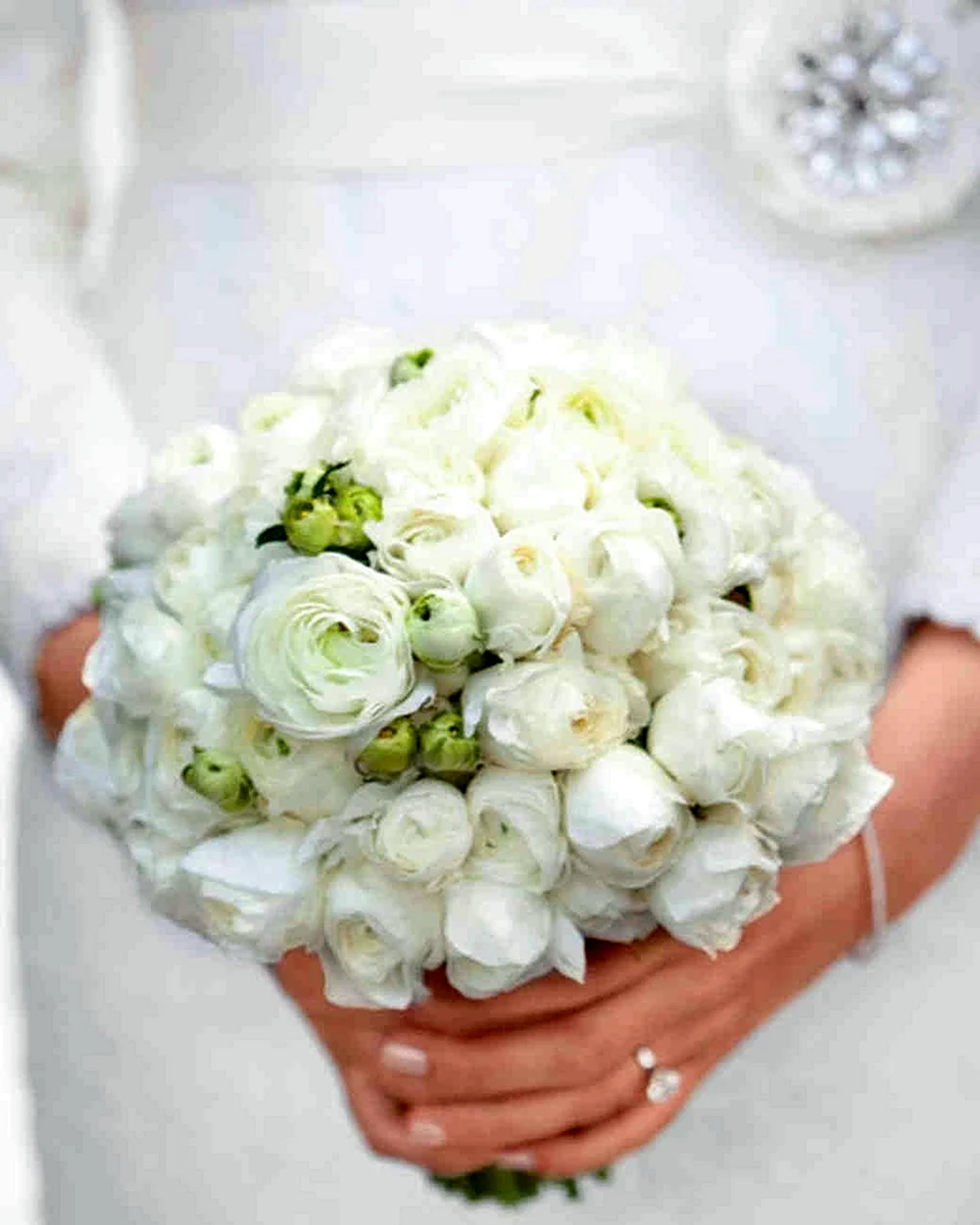 White Flowers Wedding Bouquet