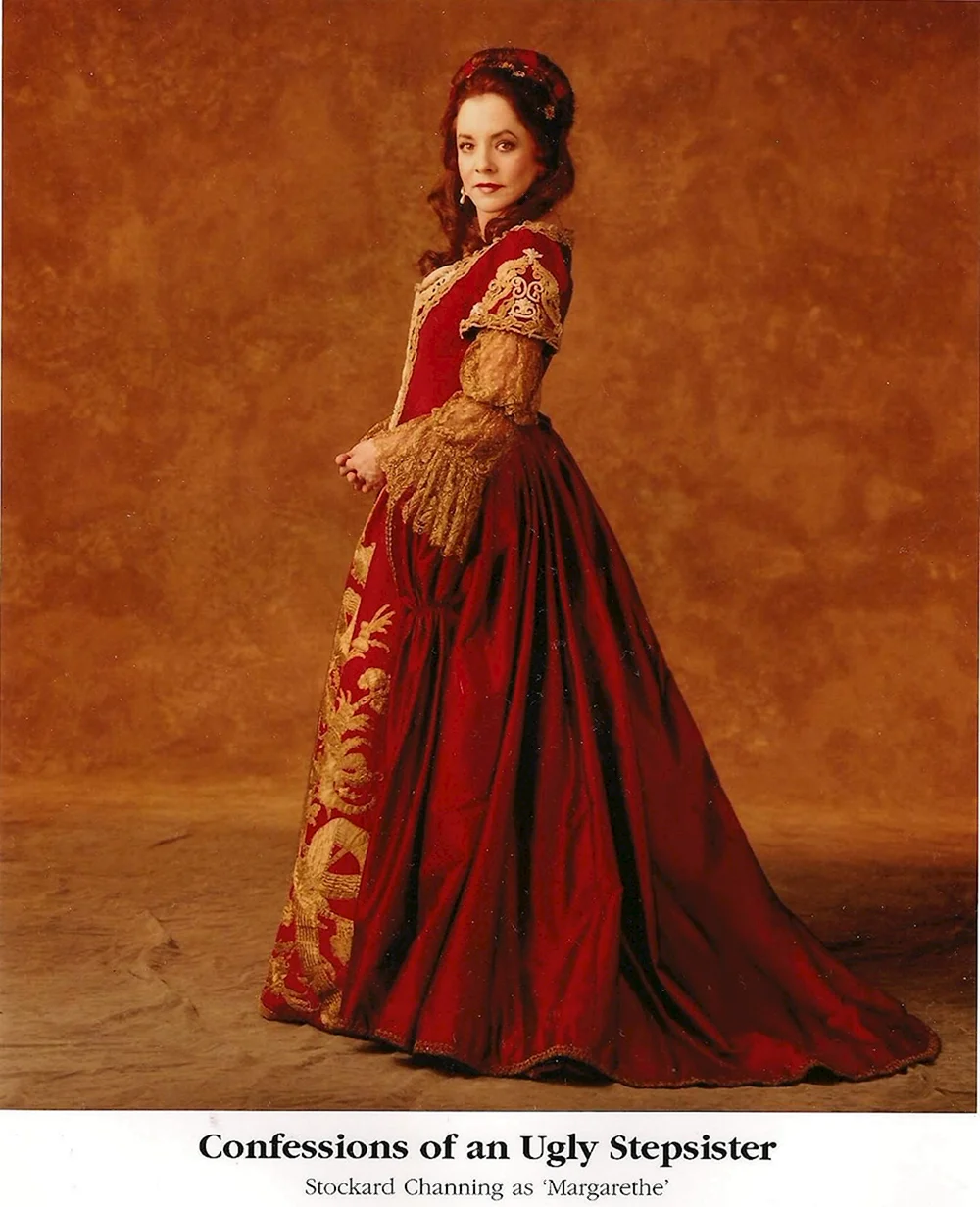 Woman on Knees long Victorian Dress