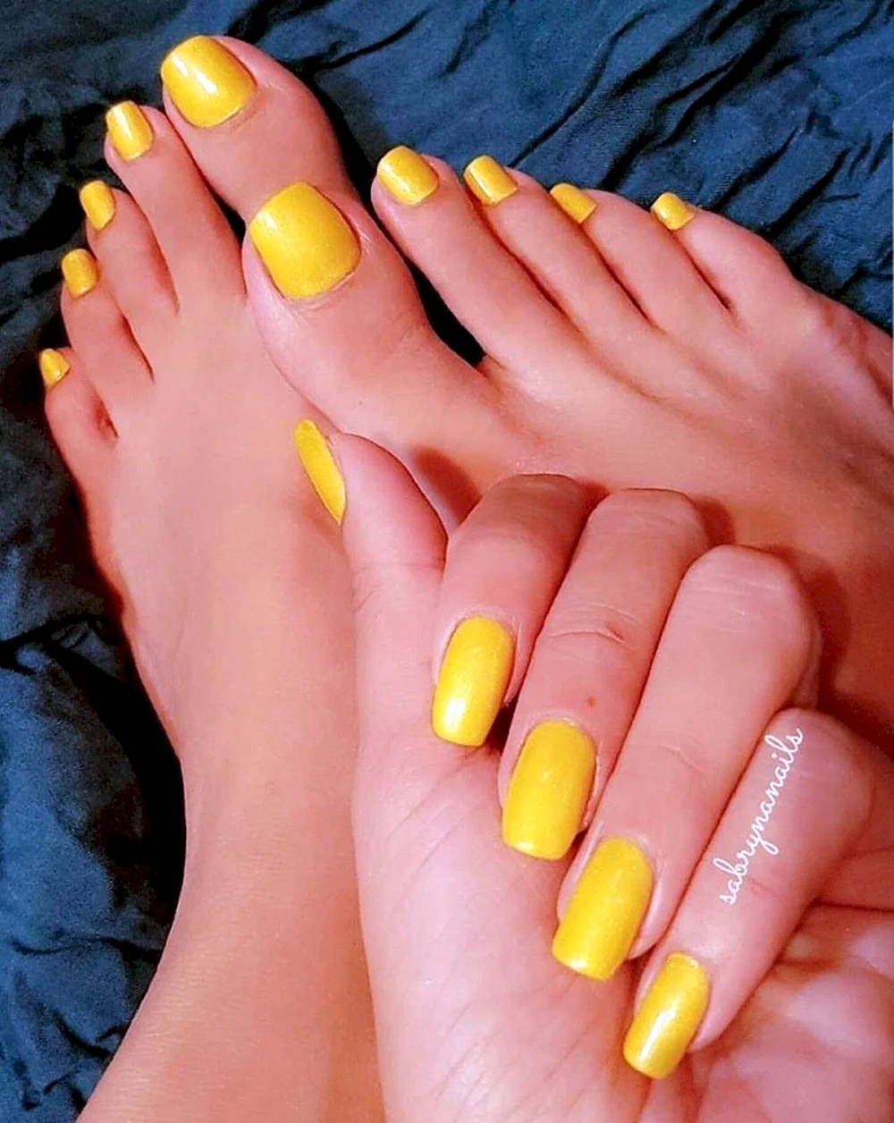 Yellow Pedicure