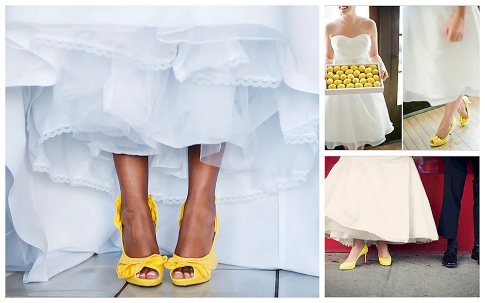 Yellow Wedding Heels